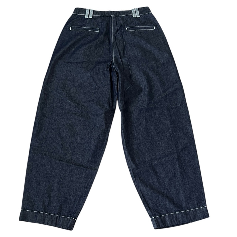 NWT SKFK Aralar GOTS Raw Denim Lightweight Blue High Waist Pants EU 38 | US 6 - Picture 5 of 14